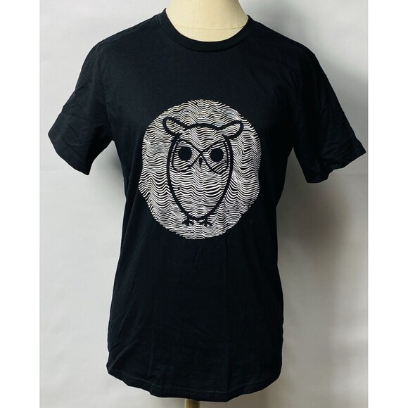 knowledge cotton apparel Mens OWL T-shirt Size S - Picture 1 of 3
